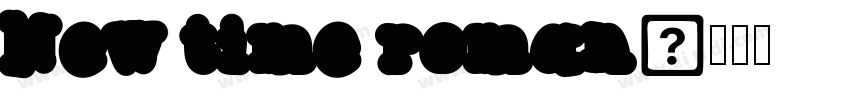 New time roman字体转换